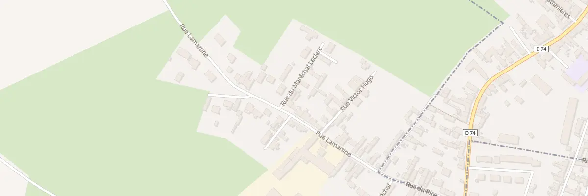 Plan du 54 Rue Lamartine à Fontaine-au-Pire