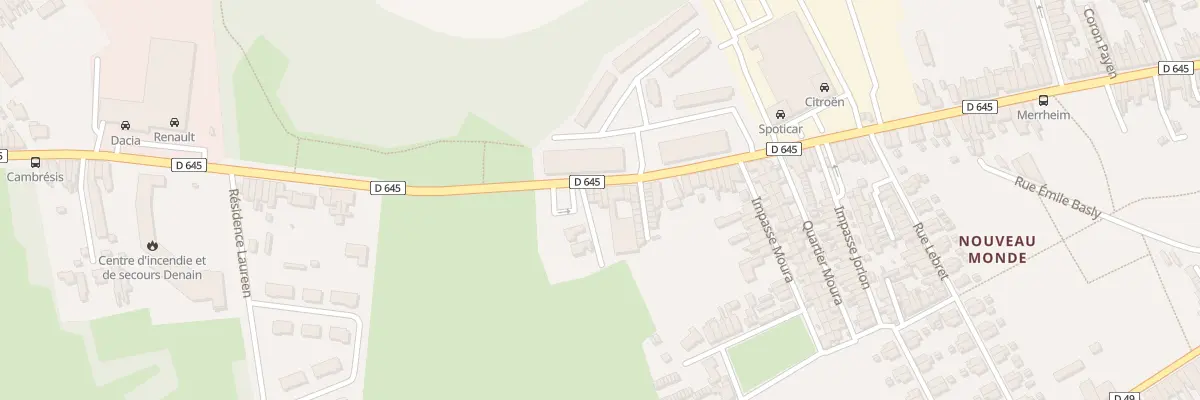 Plan du 162B Rue Pierre Bériot à Denain