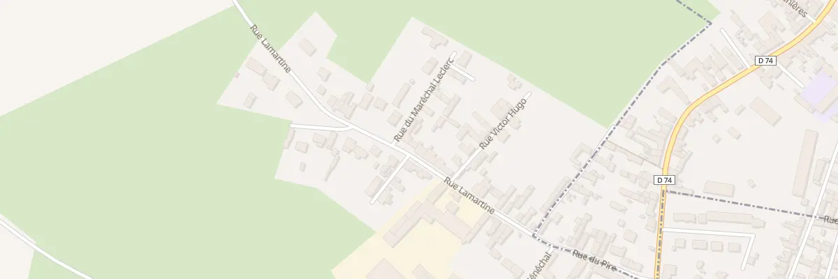 Plan du 52 Rue Lamartine à Fontaine-au-Pire