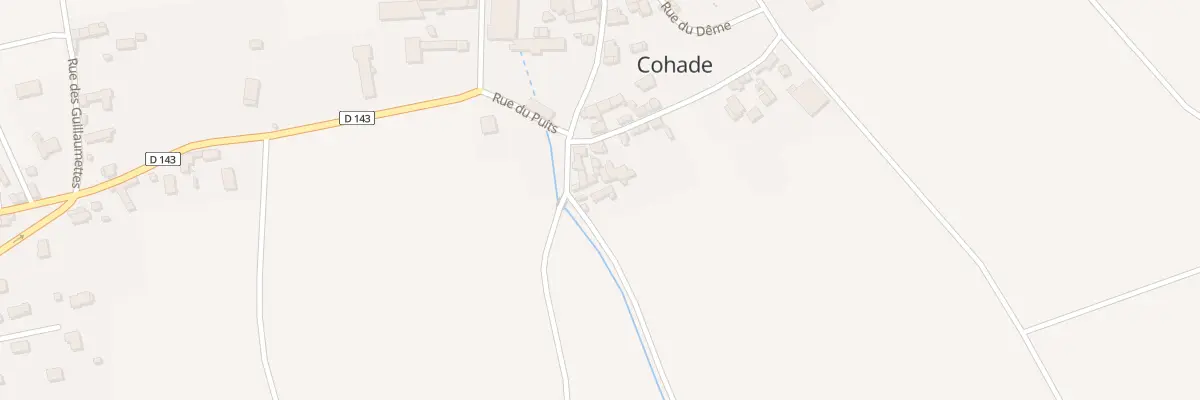 Plan du 5043 Rue du Clos à Cohade
