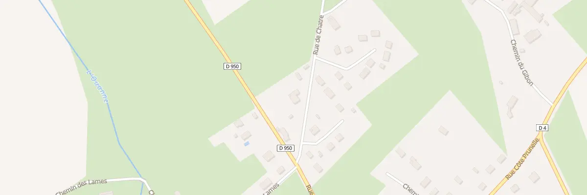 Plan du 5 Rue de Chatre à Leugny