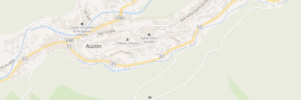 Plan du 5B Rue de la Ganivelle à Auzon