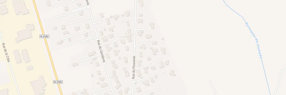 Plan du 5001 Rue du Pouveret à Cohade