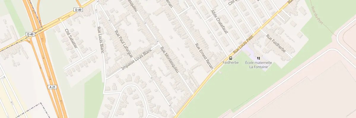 Plan du 87 Rue Montesquieu à Denain