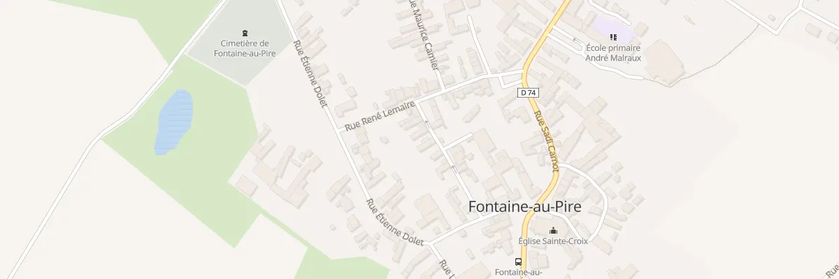 Plan du 7 Rue Louis Brodel à Fontaine-au-Pire