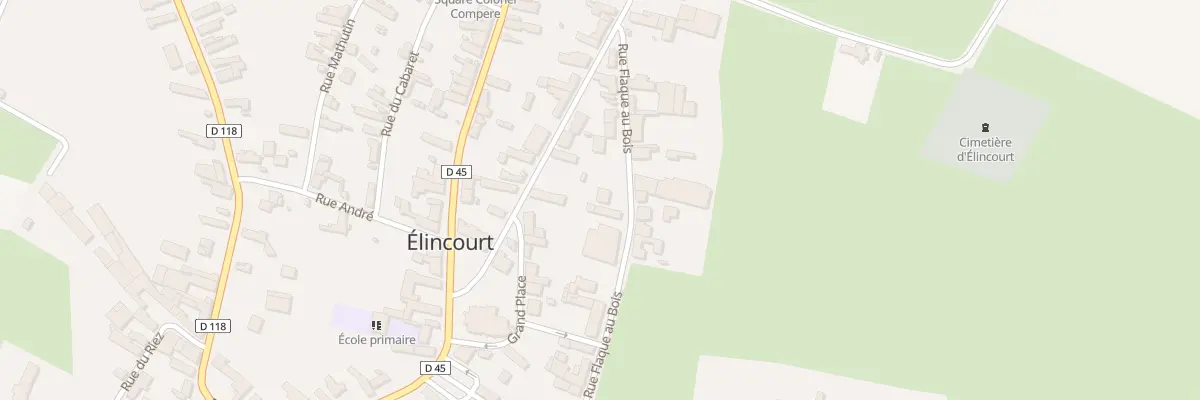Plan du 13B Rue Flaque au Bois à Élincourt