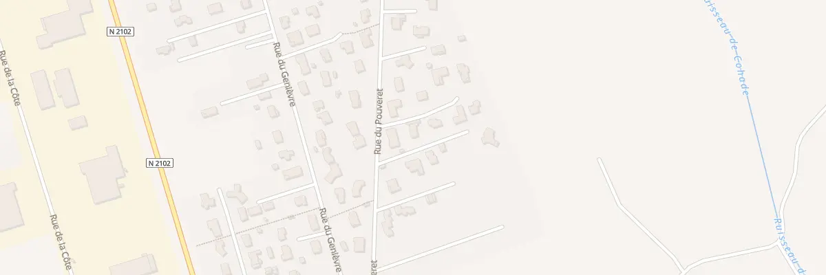 Plan du 9001 Rue du Pouveret à Cohade