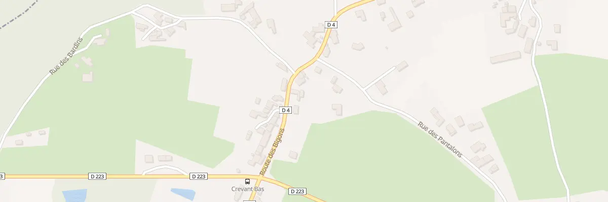 Plan du 8 Rte des Bigons à Crevant-Laveine