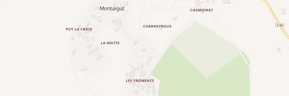 Plan du 40 La Motte à Glaine-Montaigut