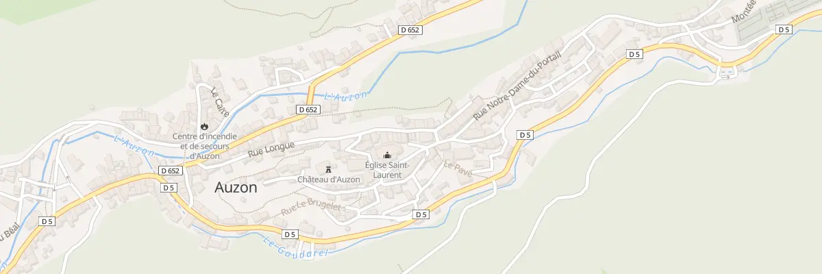 Plan du 8 Pl de la Collegiale à Auzon