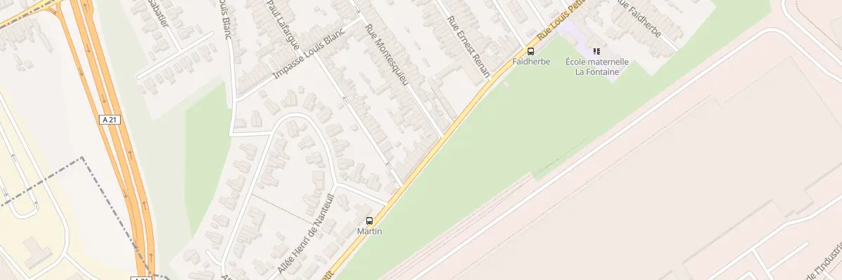 Plan du 195 Rue Louis Petit à Denain