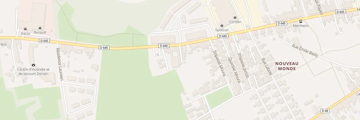 Plan du 152H Rue Pierre Bériot à Denain