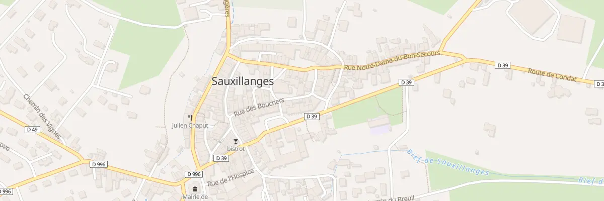 Plan du 30 Rue des Bouchers à Sauxillanges
