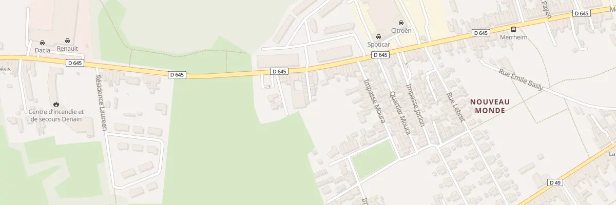 Plan du 152F Rue Pierre Bériot à Denain