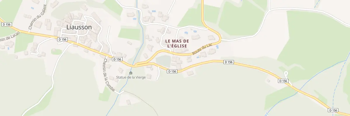 Plan du 5002 Le Village à Liausson