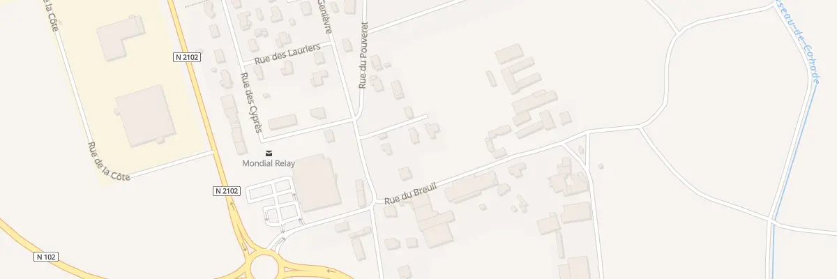 Plan du 5001 Le Pouveret à Cohade