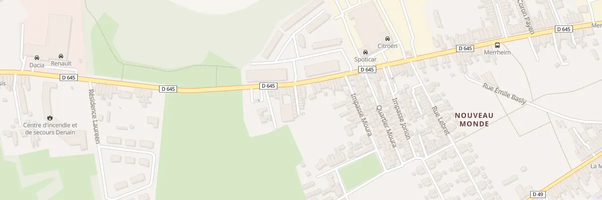 Plan du 152B Rue Pierre Bériot à Denain