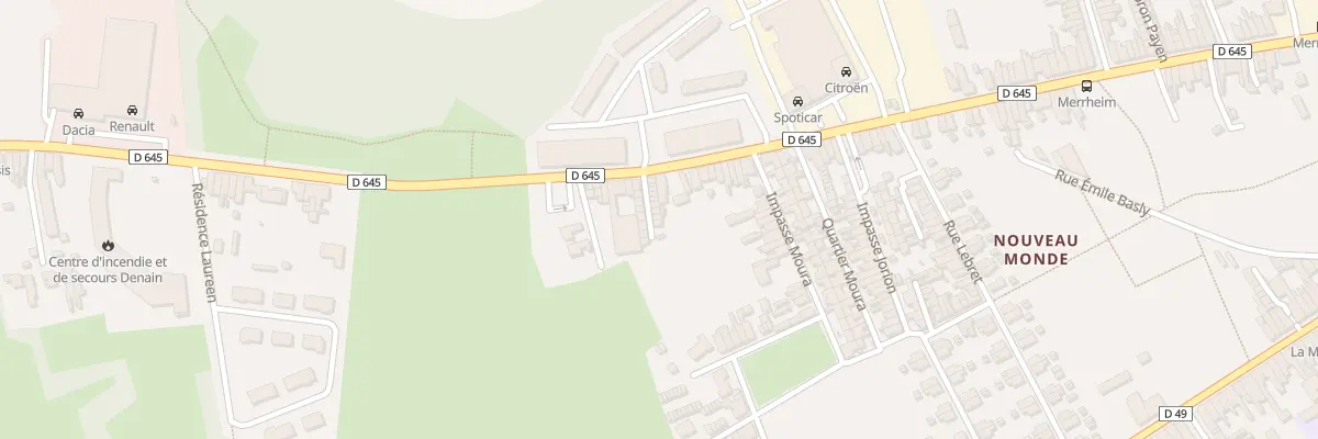 Plan du 152E Rue Pierre Bériot à Denain