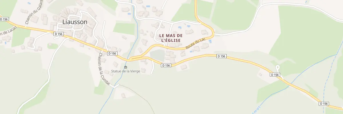 Plan du 126 Rte du Lac à Liausson