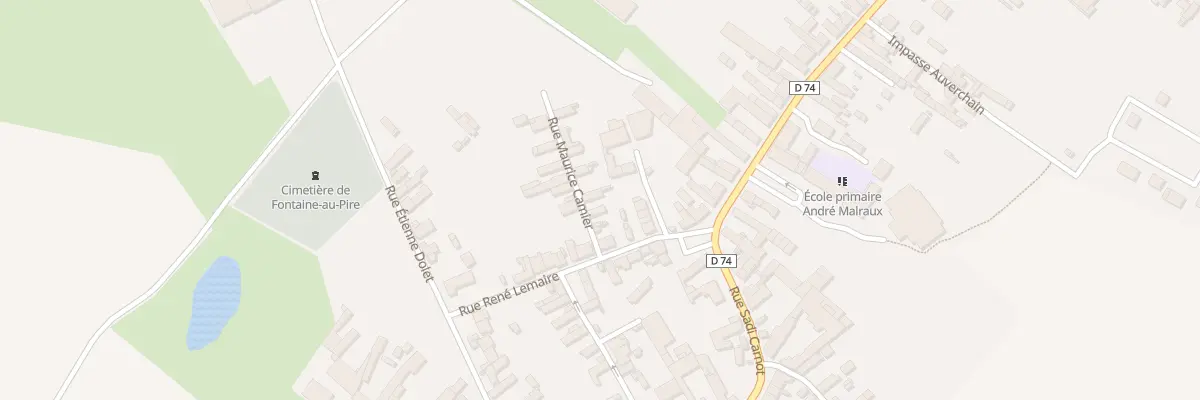 Plan du 6 Rue Maurice Camier à Fontaine-au-Pire