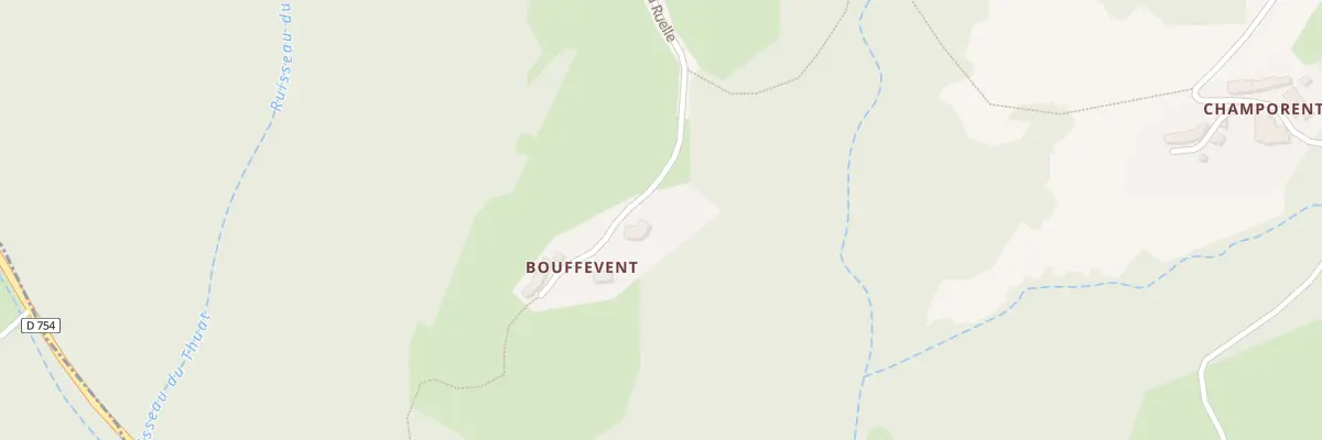 Plan du 5435 Bouffevent à Isserteaux