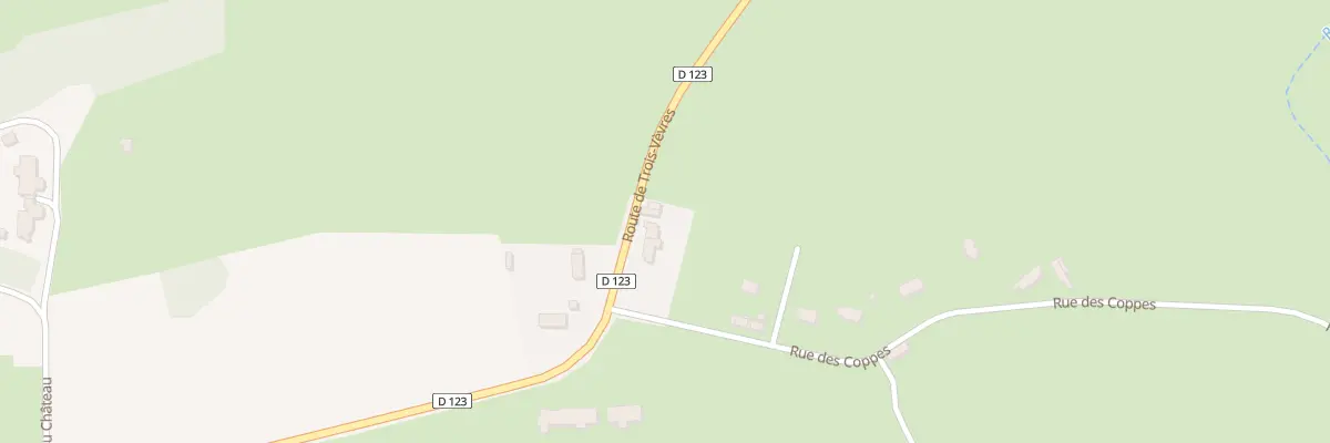 Plan du 18 Rte de Trois-Vèvres à Druy-Parigny