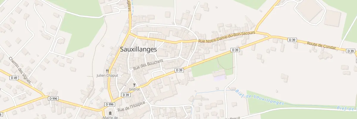 Plan du 36 Rue des Bouchers à Sauxillanges