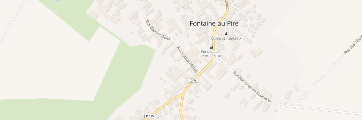 Plan du 1 Rue Louise Michel à Fontaine-au-Pire