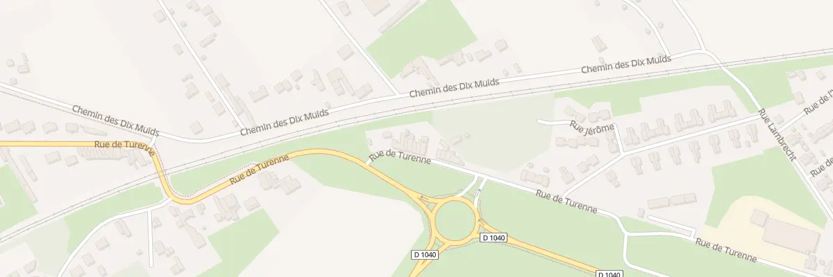 Plan du 972 Rue de Turenne à Denain