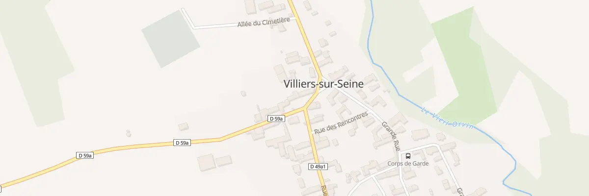 Plan du 2 Rte de Noyen à Villiers-sur-Seine