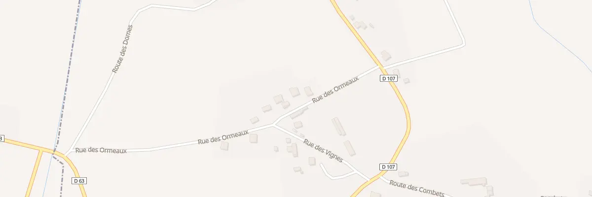 Plan du 4 Rue des Ormeaux - les Grands V à Beaumont-lès-Randan