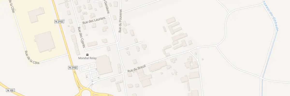 Plan du 5005 Le Pouveret à Cohade
