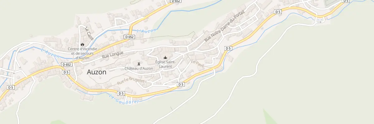 Plan du 5039 Rue Le Pave à Auzon