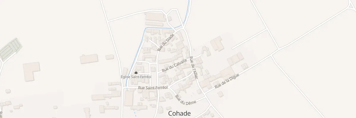 Plan du 5016 Rue du Calvaire à Cohade