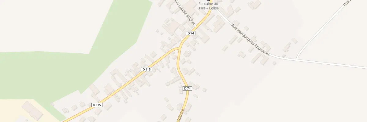 Plan du 3 Rue Voltaire à Fontaine-au-Pire