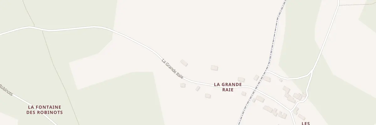Plan du 1 La Grande Raie à Parly