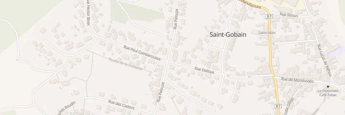 Plan du 32 Rue Pelouze à Saint-Gobain