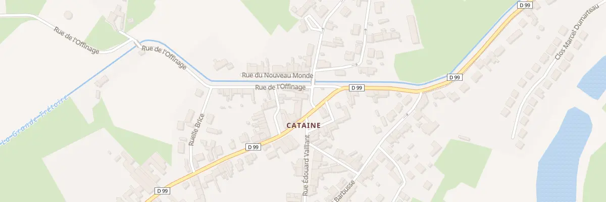 Plan du 24 Pl de Cataine à Hasnon