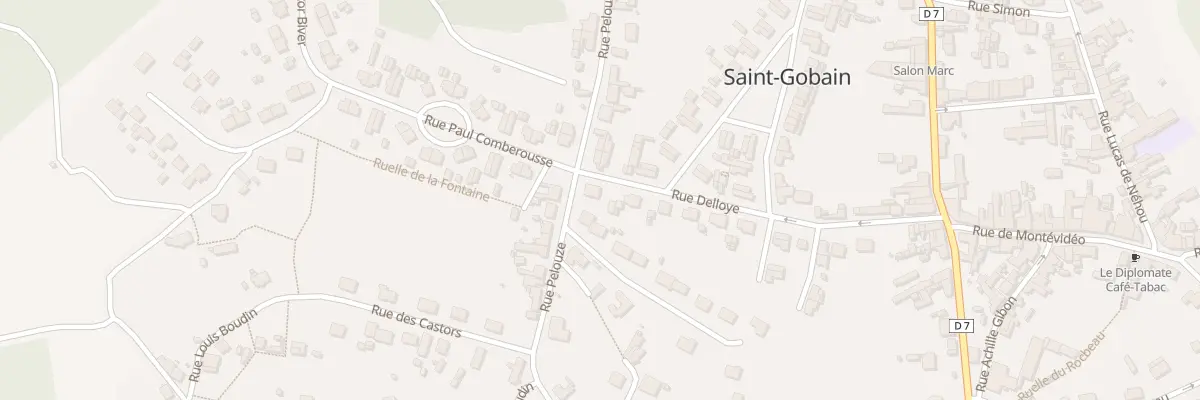 Plan du 30 Rue Pelouze à Saint-Gobain