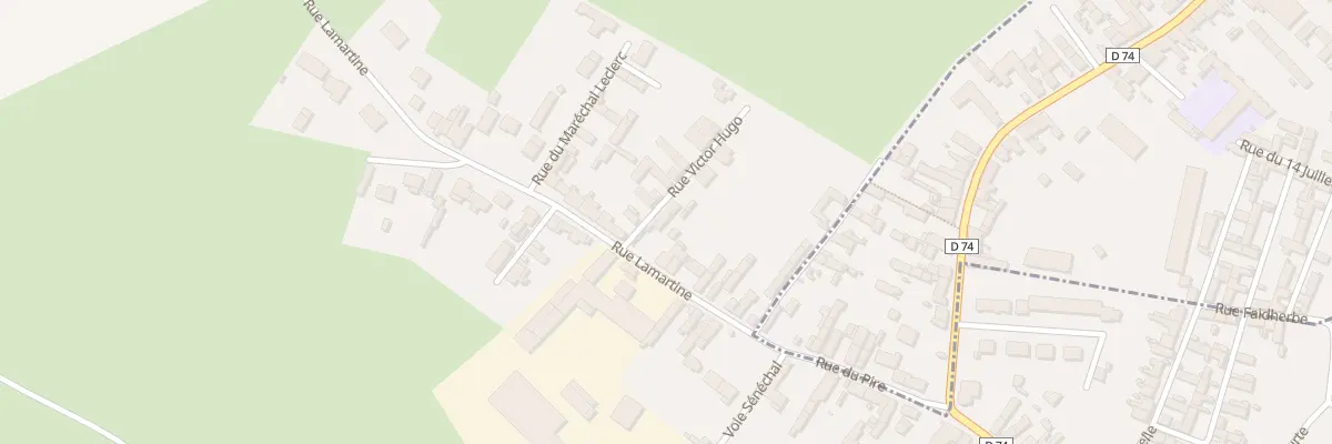 Plan du 2 Rue Victor Hugo à Fontaine-au-Pire