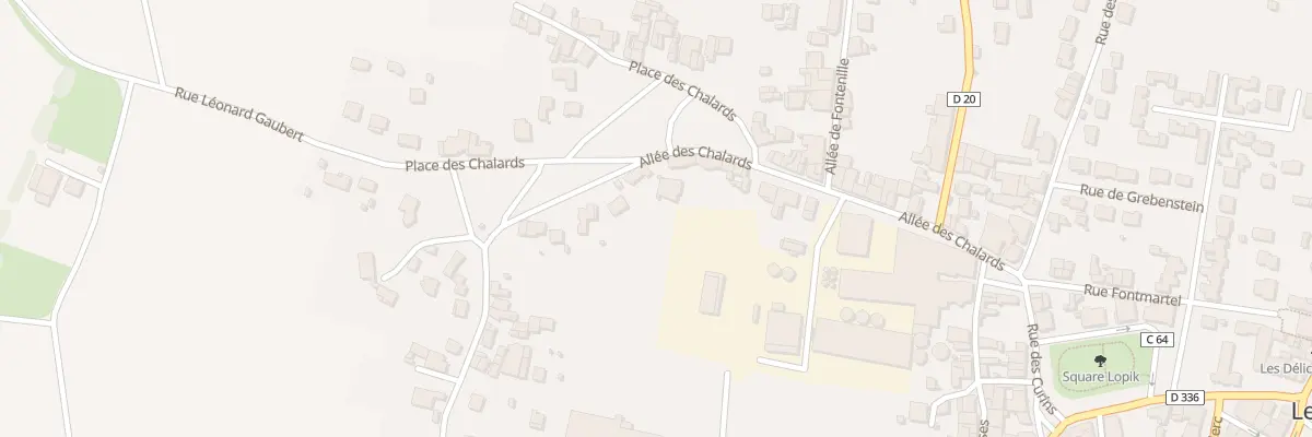 Plan du 19 All des Chalards à Lezoux
