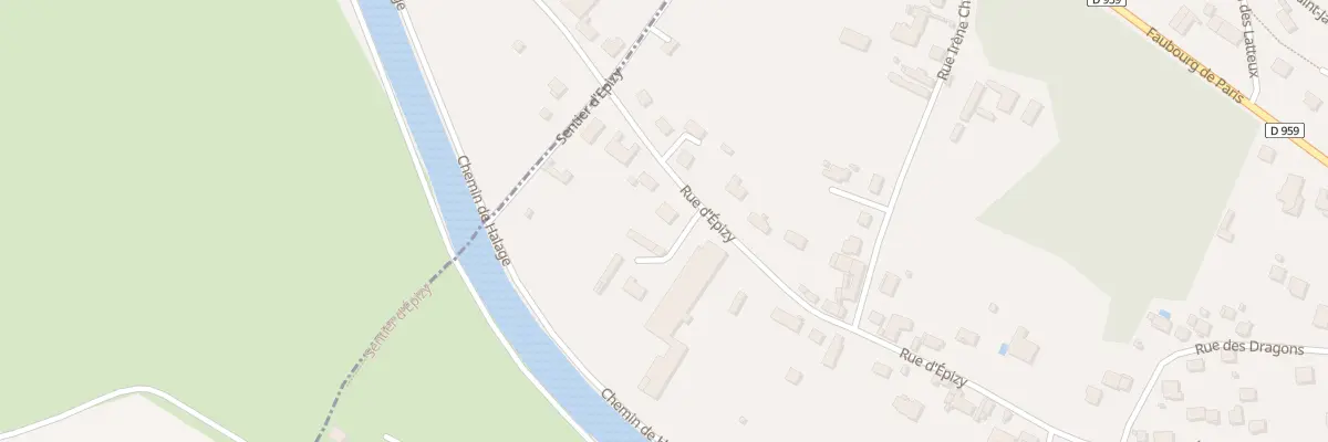 Plan du 39 Rue d’Epizy à Joigny