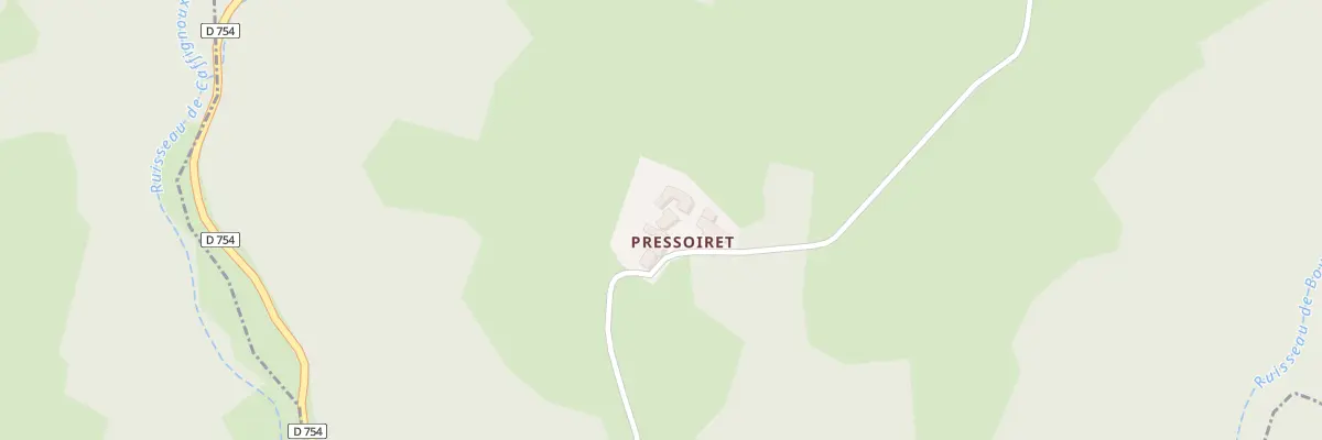 Plan du 5124 Pressoiret Nord à Isserteaux