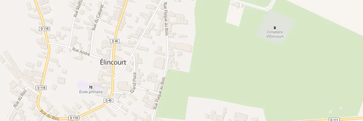 Plan du 10 Rue Flaque au Bois à Élincourt