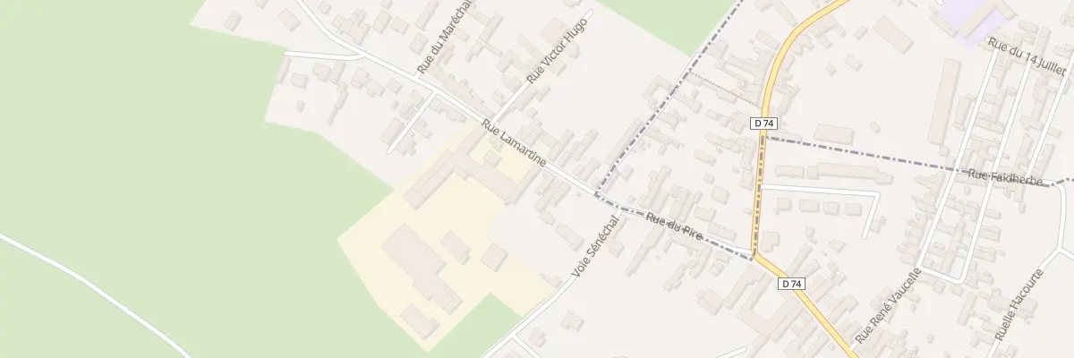 Plan du 45 Rue Lamartine à Fontaine-au-Pire