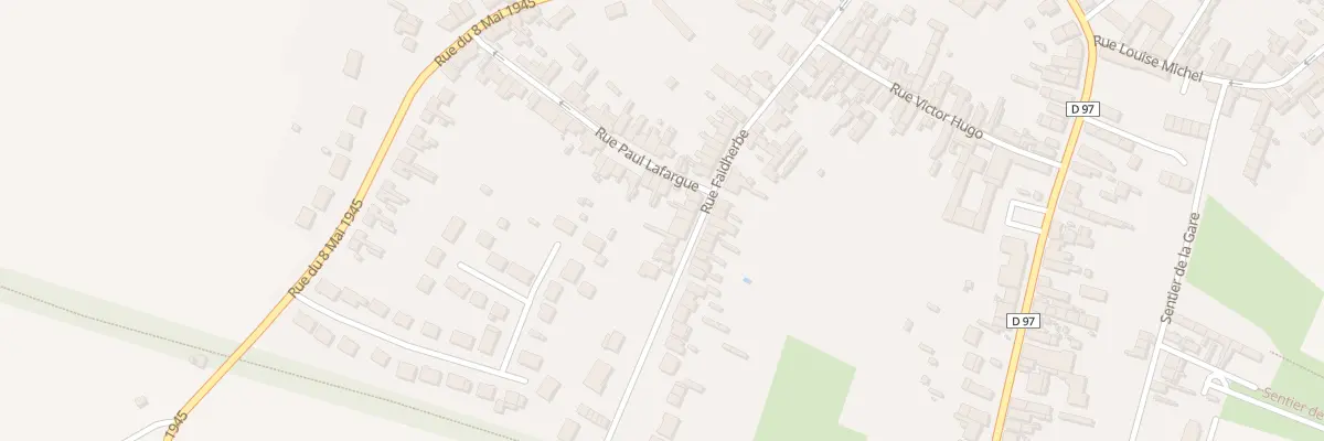 Plan du 93 Rue Faidherbe à Avesnes-les-Aubert