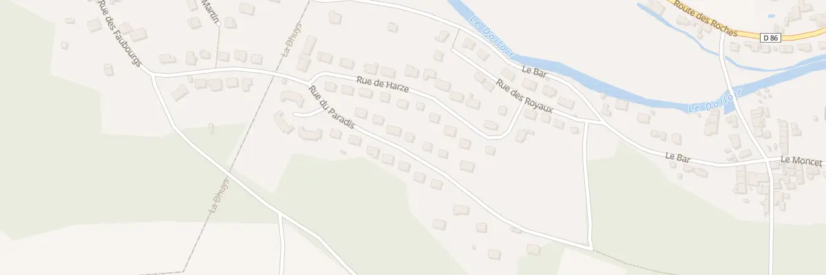 Plan du 21 Rue du Paradis à Chézy-sur-Marne