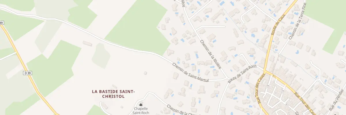 Plan du 13 Che de Saint-martial à Tourbes