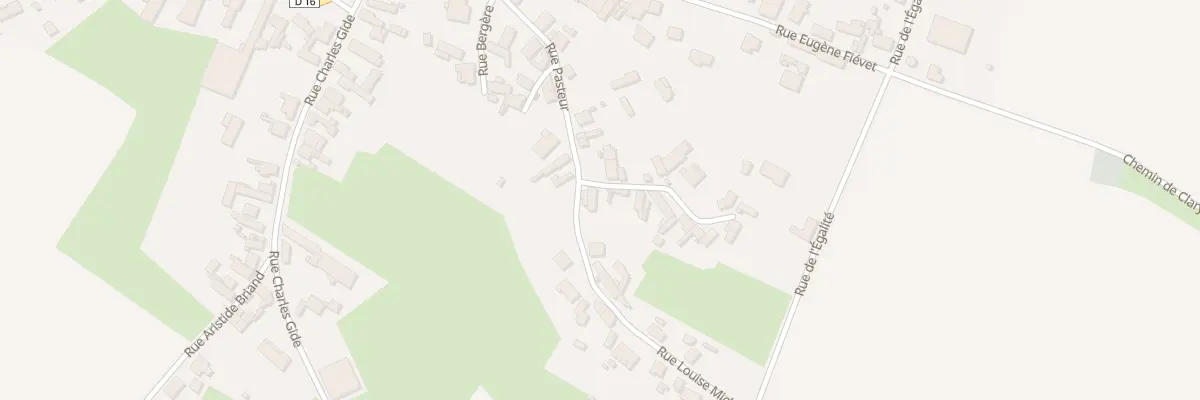 Plan du 2 Rue Lamartine à Caullery