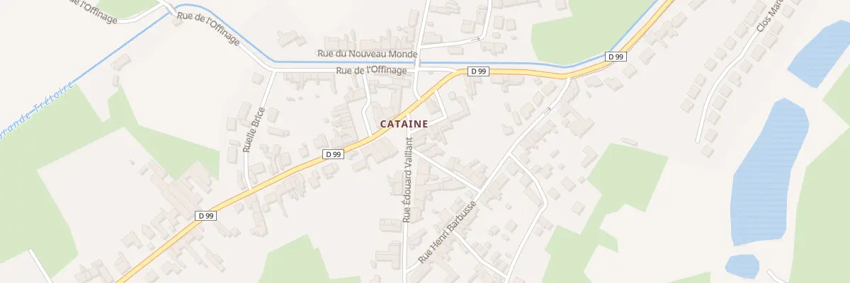 Plan du 11 Pl de Cataine à Hasnon